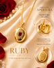Chain with Pendant Ruby