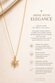 legant Snowflake Pearl Necklace