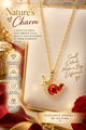 Nature’s Charm – Gold-Plated Necklace
