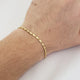 Men's Spiral Link ID Bracelet with Diamond-Cut Sparkle, 20cm x 2mm